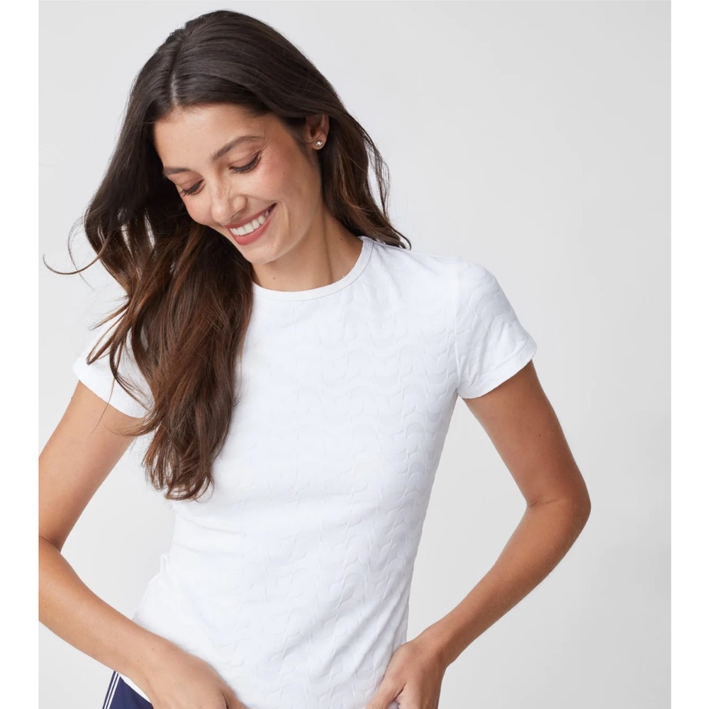 J. McLaughlin White Allie Tee